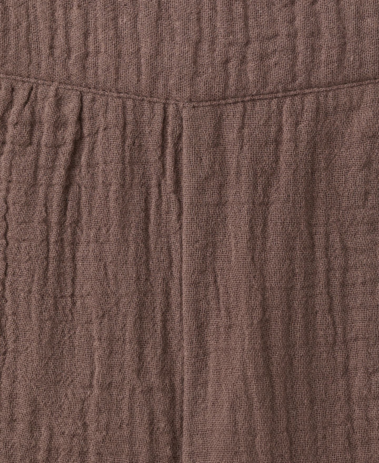 Женские шорты MANGO Scalloped Details Cotton, цвет: Тёмный коричневый — фото 5