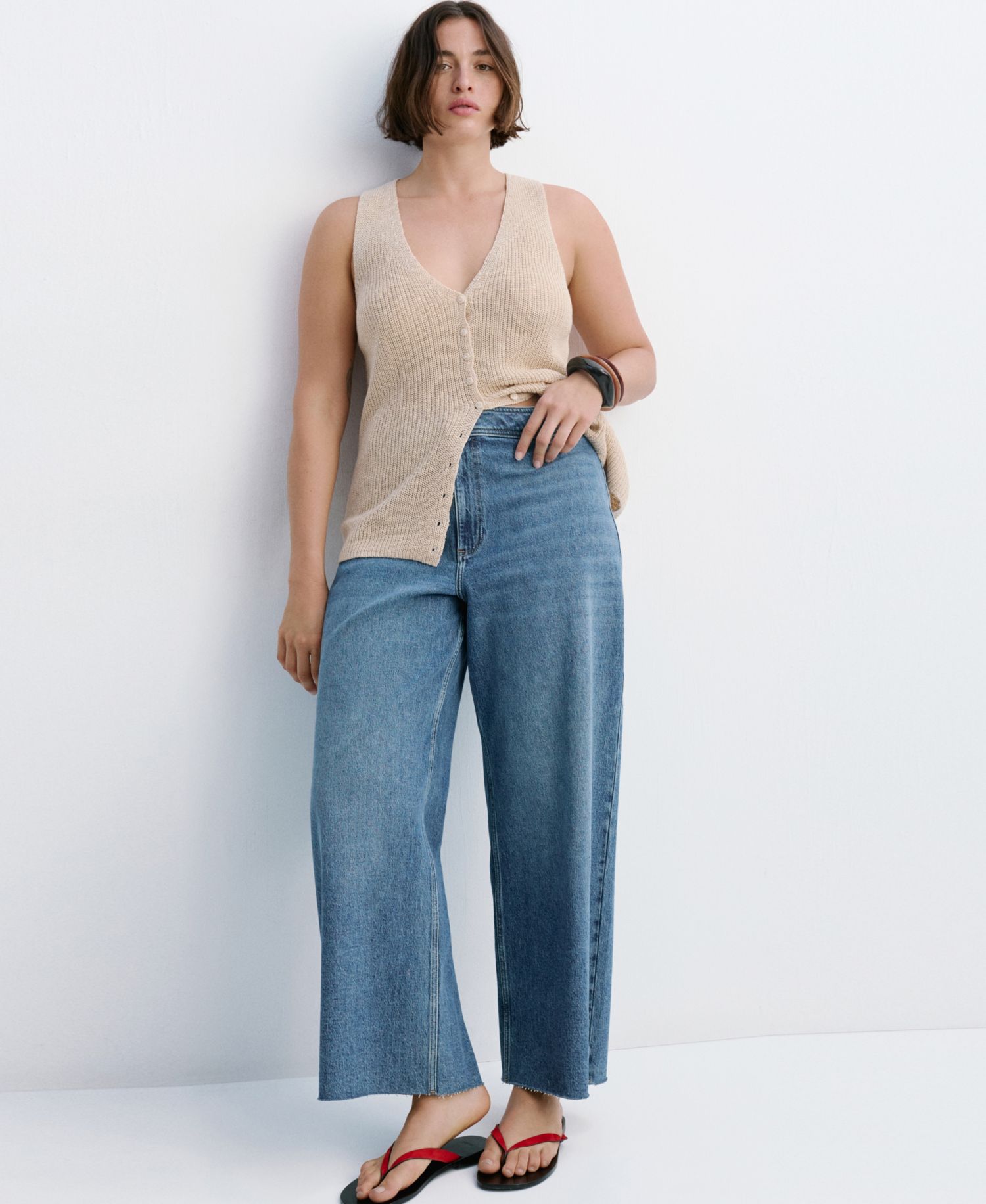 Women's Catherin Culotte High-Rise Jeans
