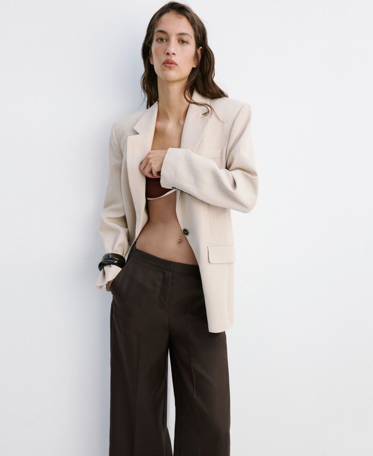 Women's High-Waisted Lyocell Pants