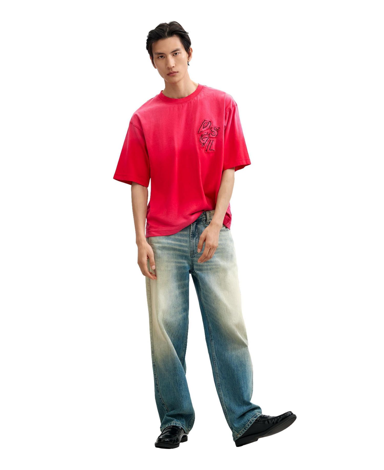 Men's Embroidered Mickey T-shirt