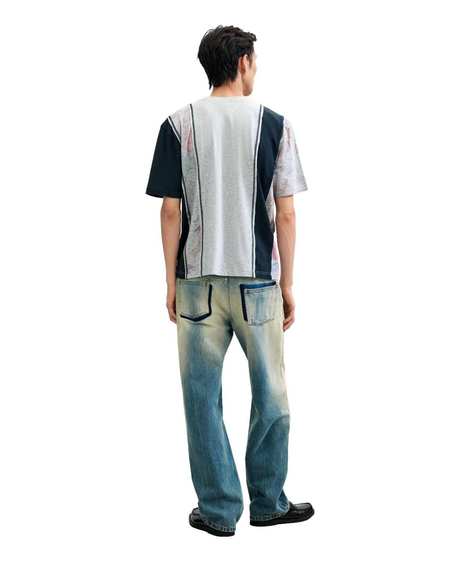 Men's Mickey collage T-shirt