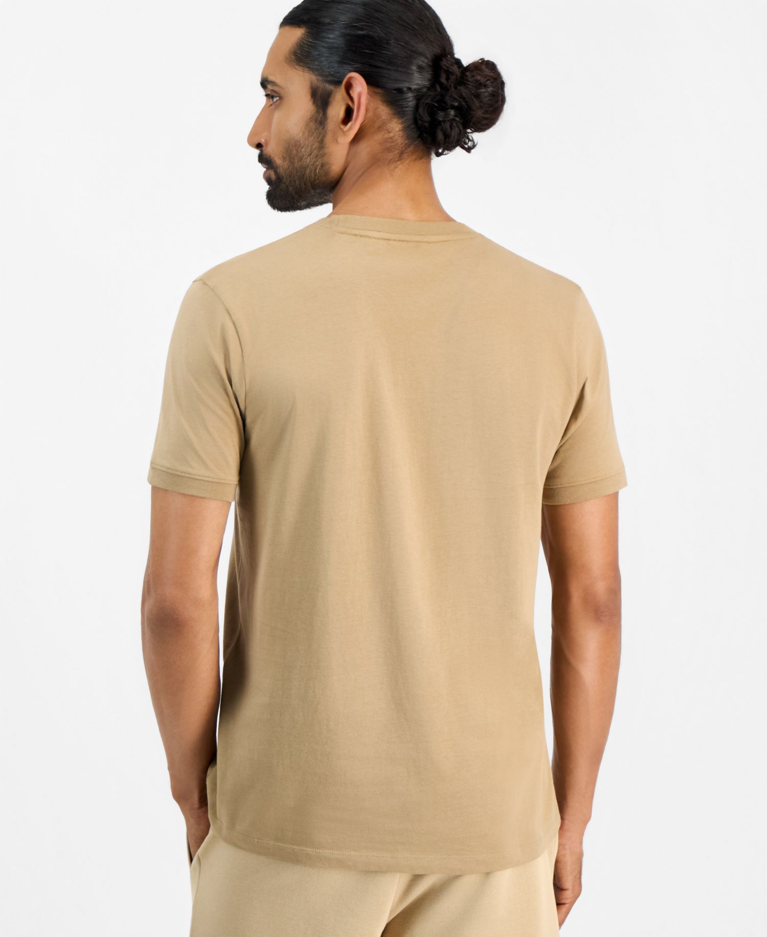 HUGO by Men's Diragolino Ribbed Crewneck T-Shirt
