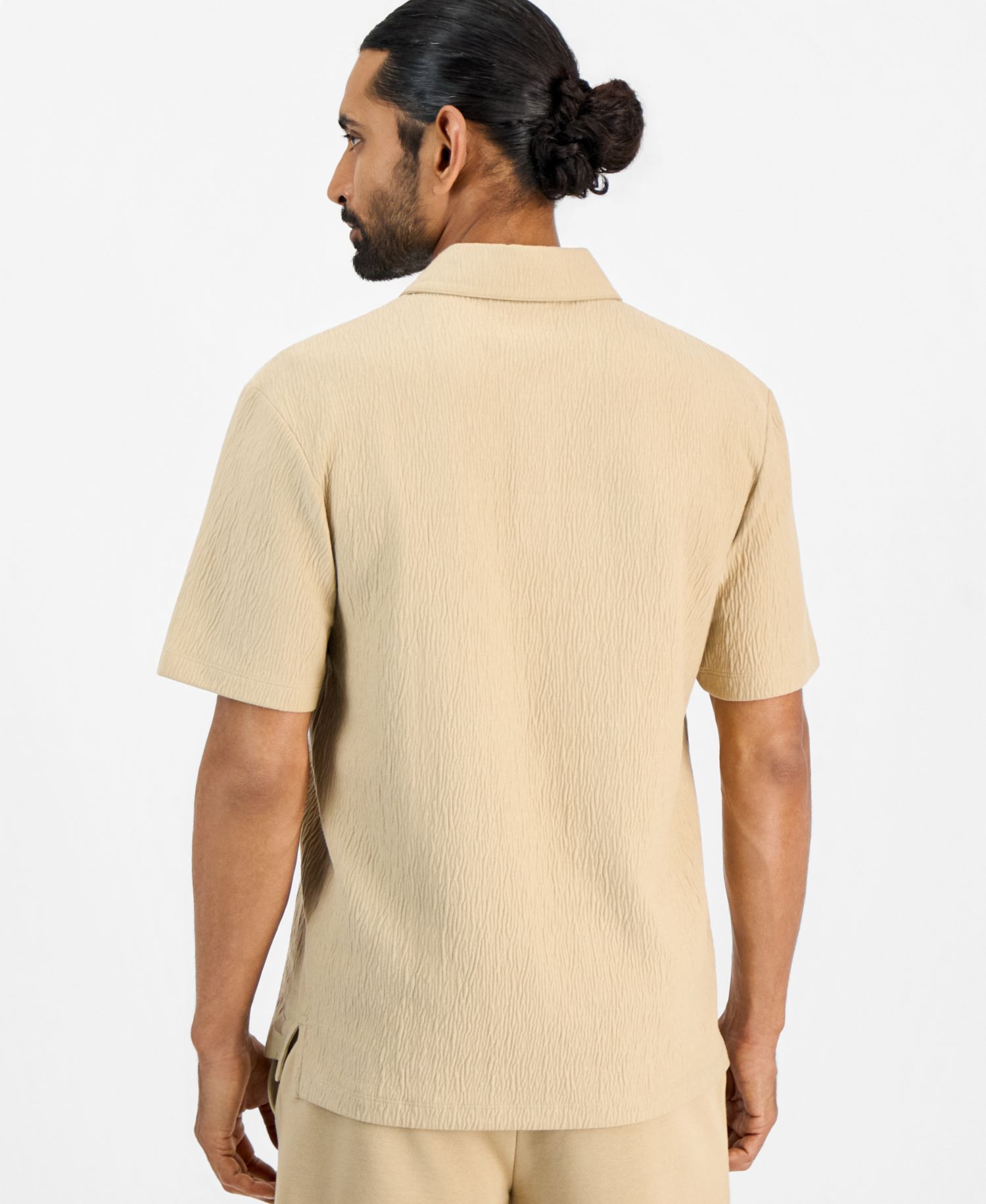 HUGO by Men's Denopolo Creased Interlock Classic Fit Polo Shirt
