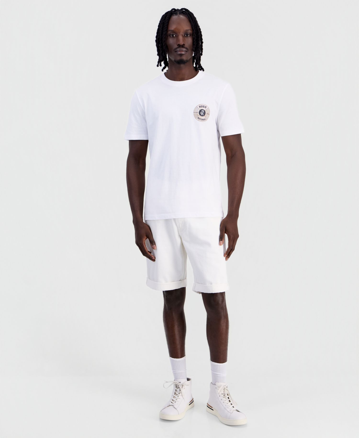 HUGO by Men's Durectee Graphic Crewneck T-Shirt