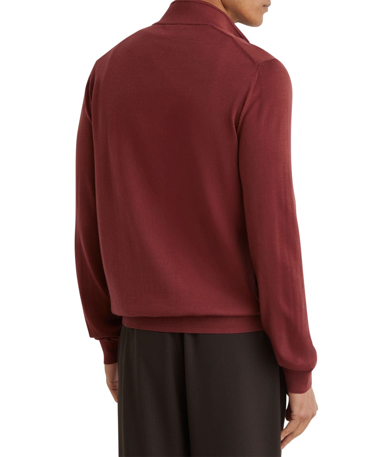 Men's Blackhall Merino Wool Half-Zip Funnel-Neck Jumper