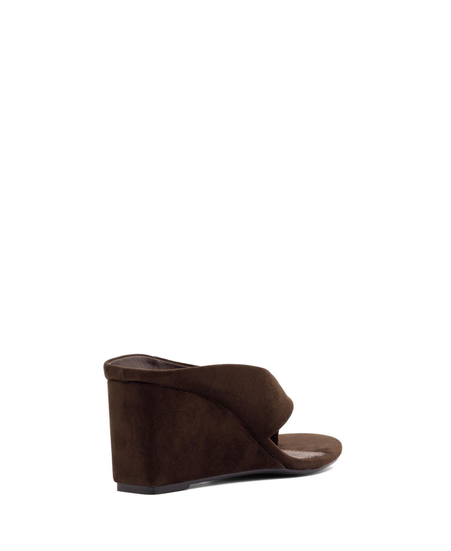 Женские туфли Therapy Australia Sera Round Toe Wedge Thong Heel, цвет: Шоколадный — фото 3