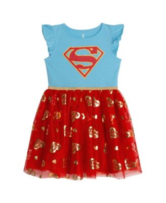 Supergirl Girls' Cosplay Tutu Dress