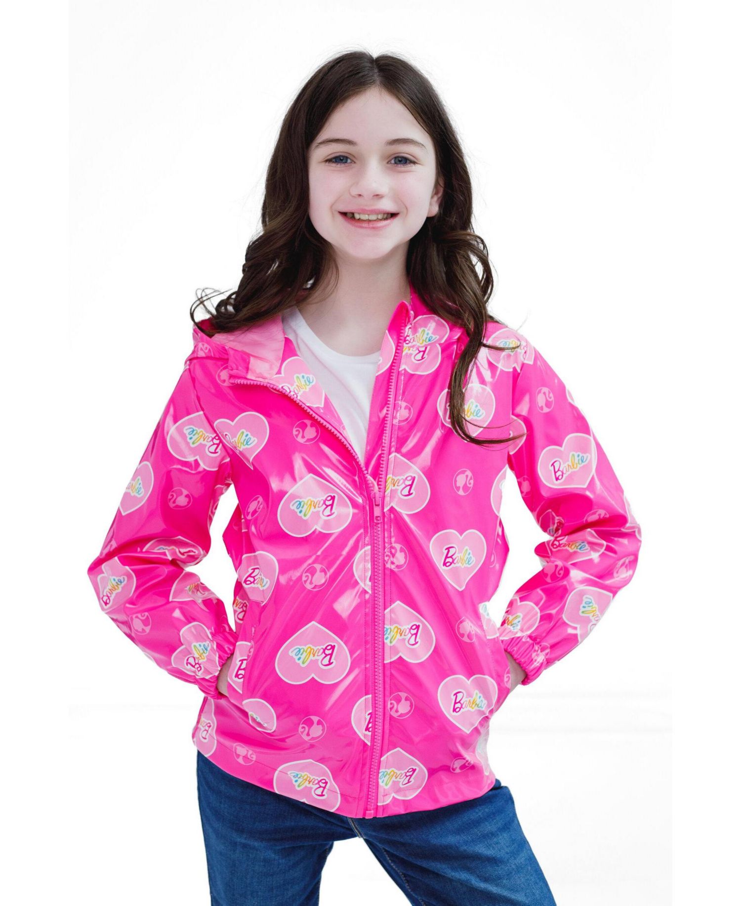 Little Girls (4-16) Hooded Rain Jacket