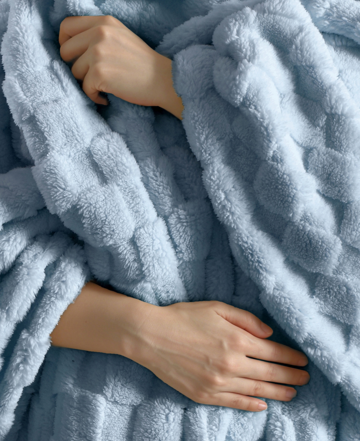 Sanctuary Jacquard Sherpa Blanket, King