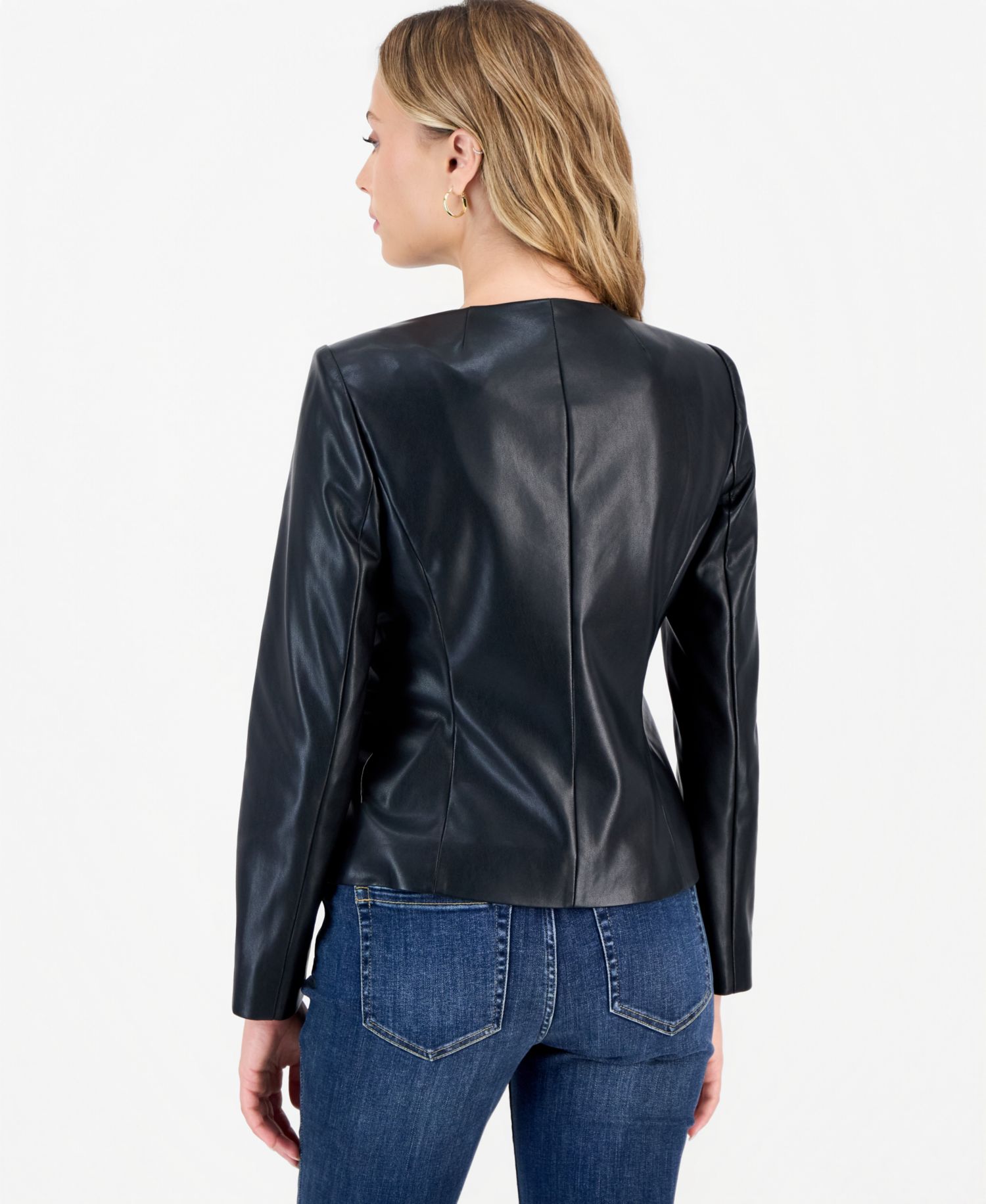 Petite Parisian Ottoman Jacket with Gold-Tone Buttons