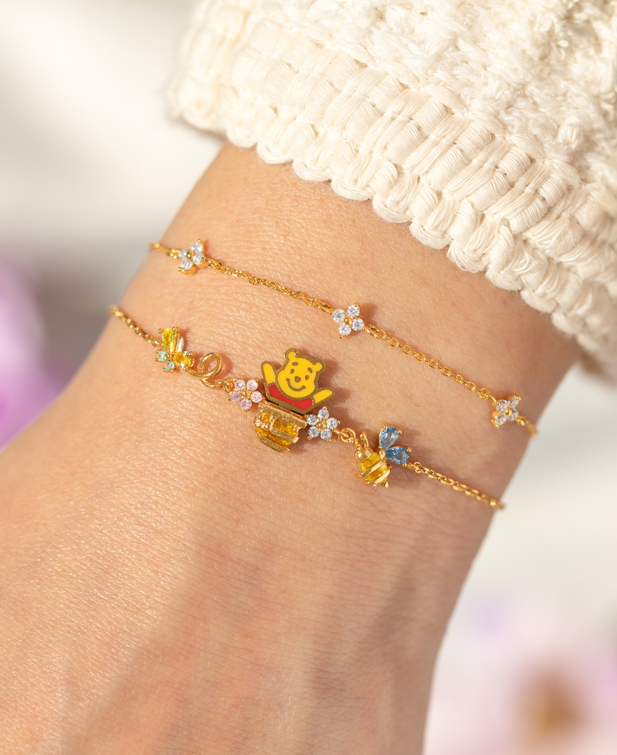 Girls Crew Crystal Disney Winnie the Pooh Bracelet
