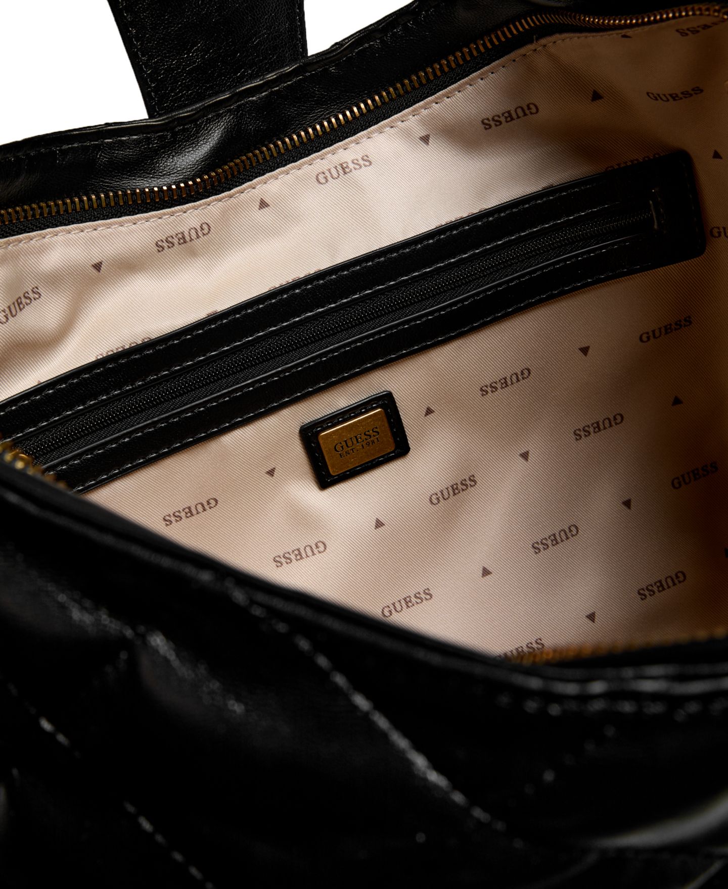 Женская сумка GUESS Camden Large Shoulder Handbag, цвет: Чёрный — фото 3