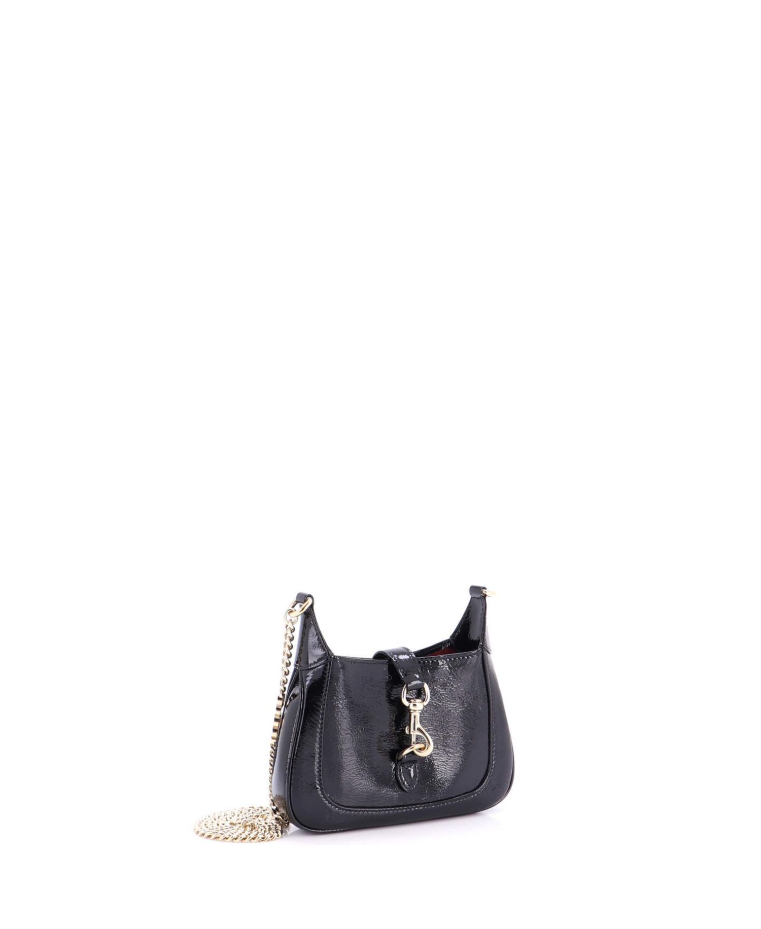 Mini Jackie Notte Chain Hobo Patent