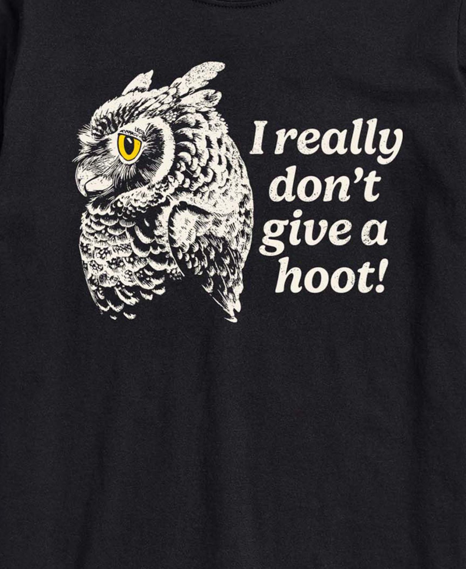 Men's Don't Give Hoot Owl Short-Sleeve Graphic T-Shirt