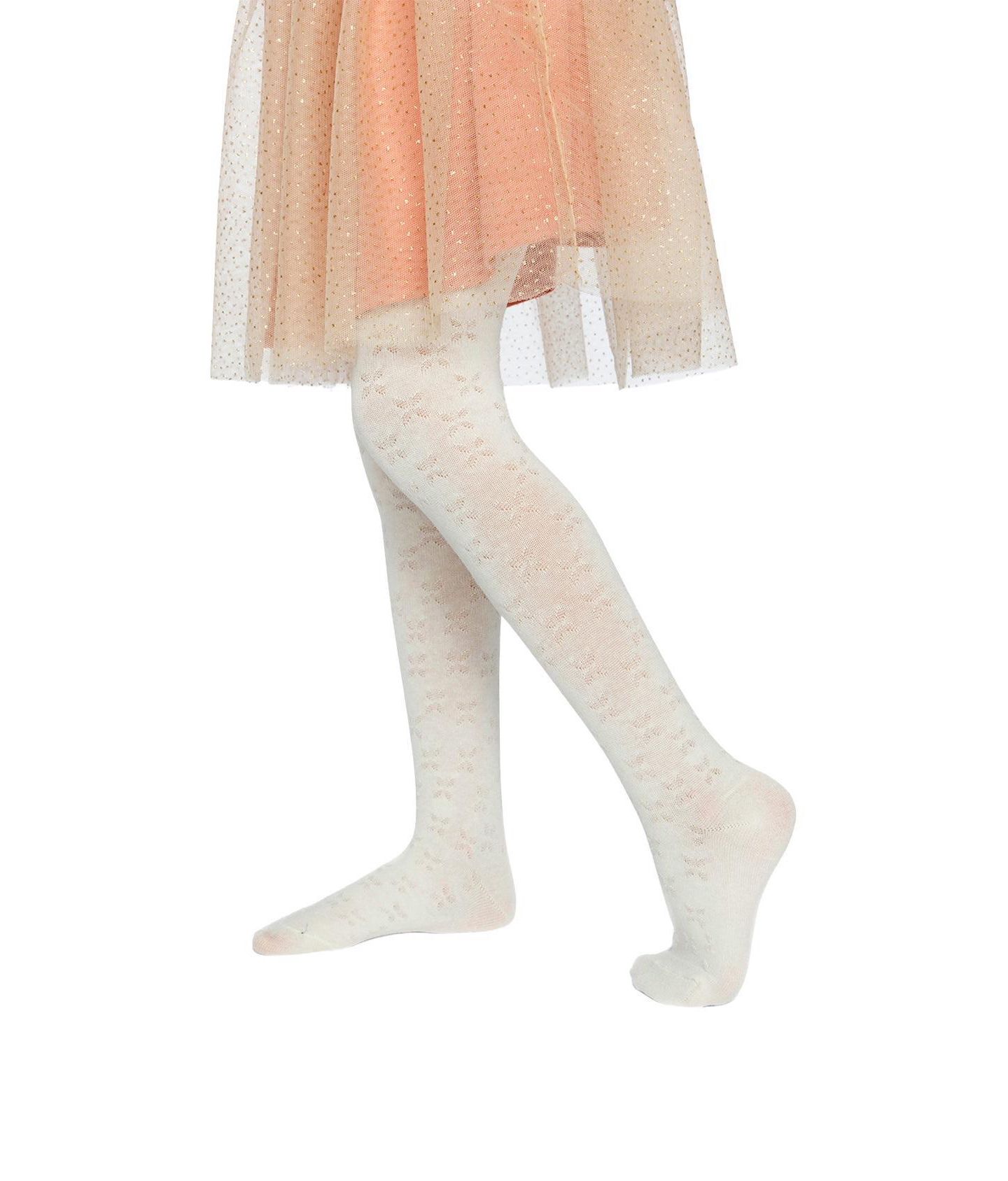 Колготки Deux par Deux (5-6, 10-12) Knit Textured Tights для девочек — фото 2