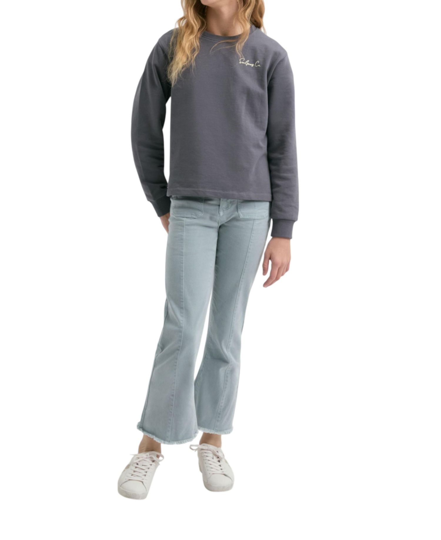 Kids Flare Seams Pants