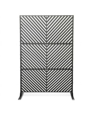 3 Panel Room Divider Screen with Storage Shelves and Rolling Wheels