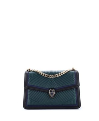 Small Serpenti Forever Shoulder Bag Quilted Leather