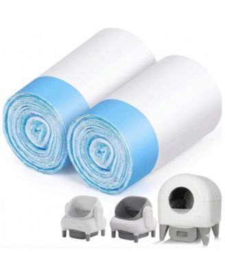 Trash Bags Drawstring Extra Thick Garbage Bags Wastebasket Bin Liners Plastic Trash Bags for Bathroom, Bedroom, Office, Car, Kitchen, Home