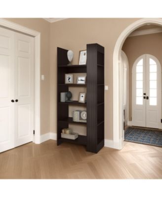 Doney Park 5-Shelf Open Bookcase, Contemporary Design for Display and Storage
