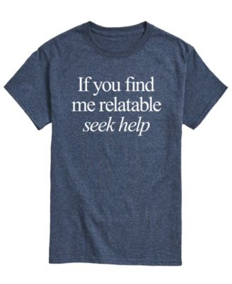 Men's If You Find Me Relatable Short-Sleeve Graphic T-Shirt