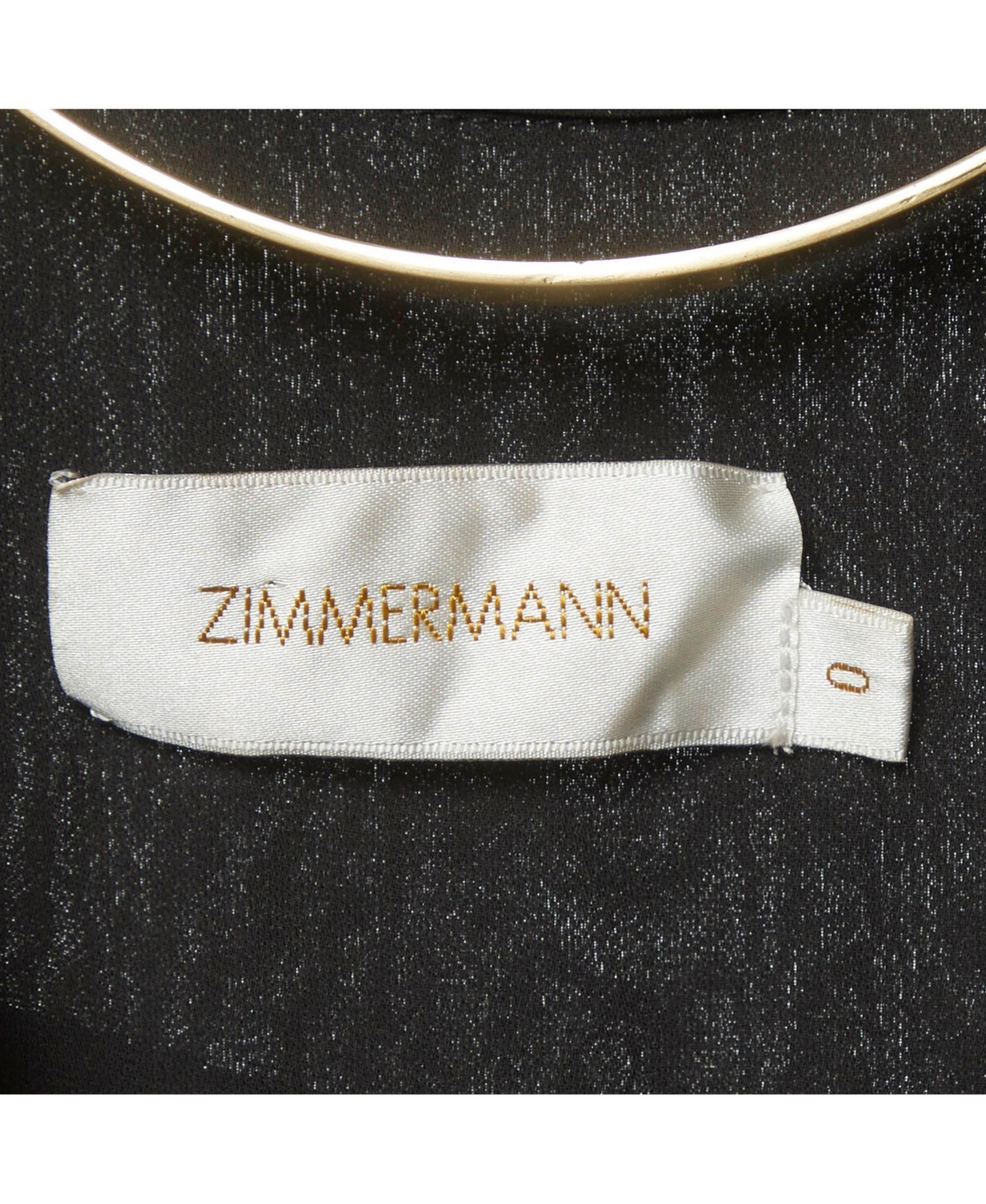 Pre-Owned Zimmermann Women's Crepe Draped Mini Dress