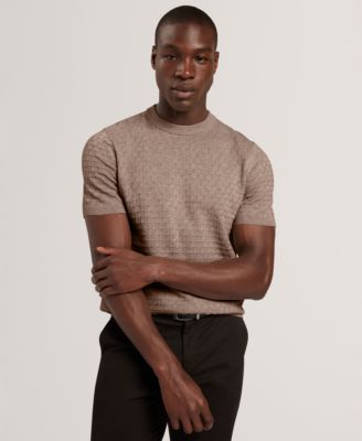 Men's Baker Ingvi Weaves Textured Crewneck T-Shirt