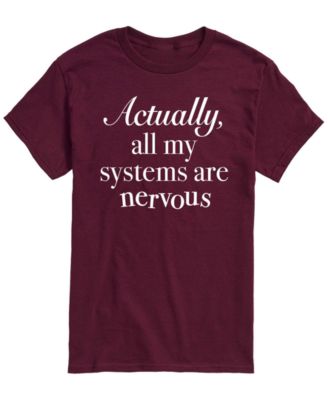 Men's All Systems Nervous Short-Sleeve Graphic T-Shirt