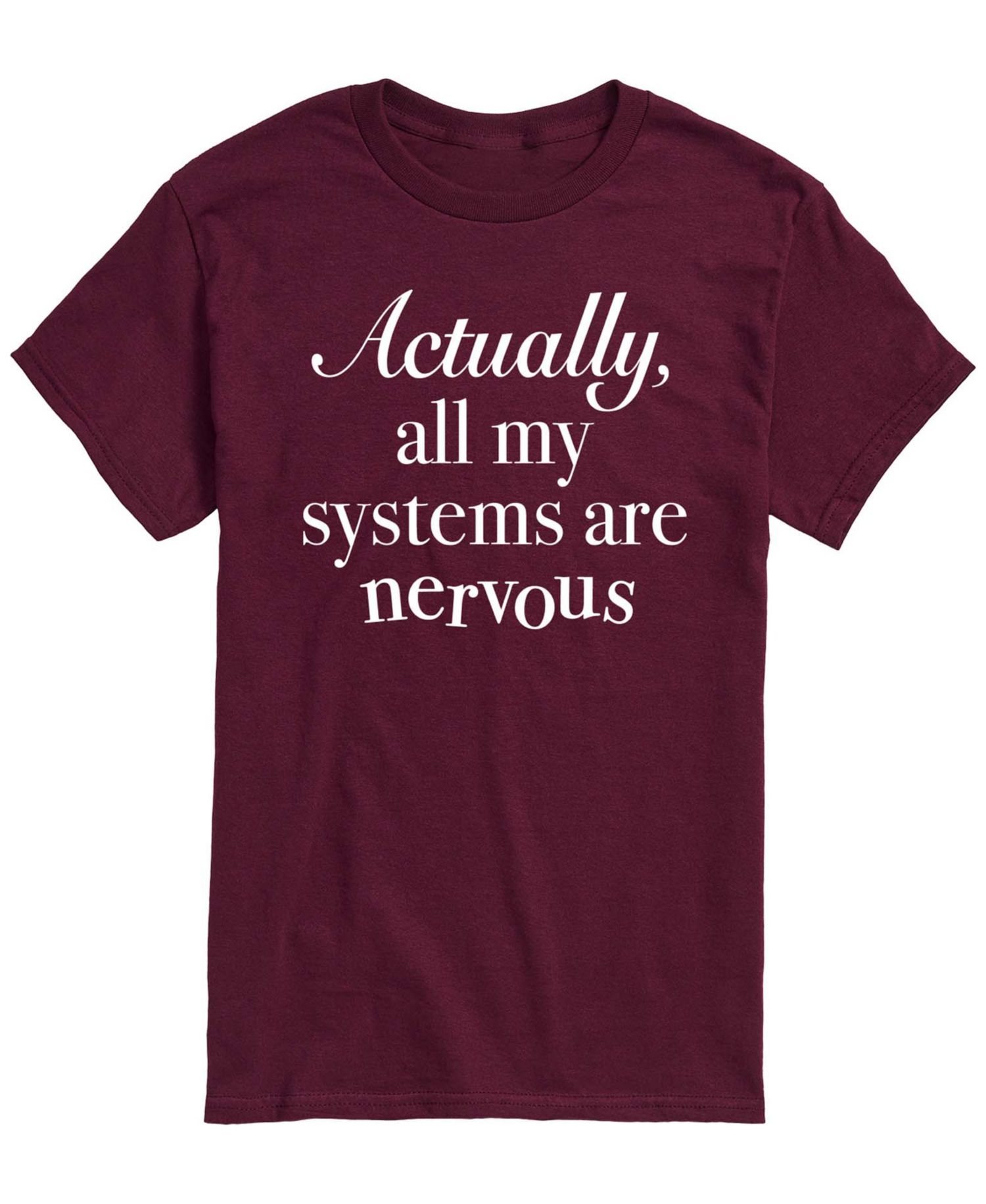 Men's All Systems Nervous Short-Sleeve Graphic T-Shirt