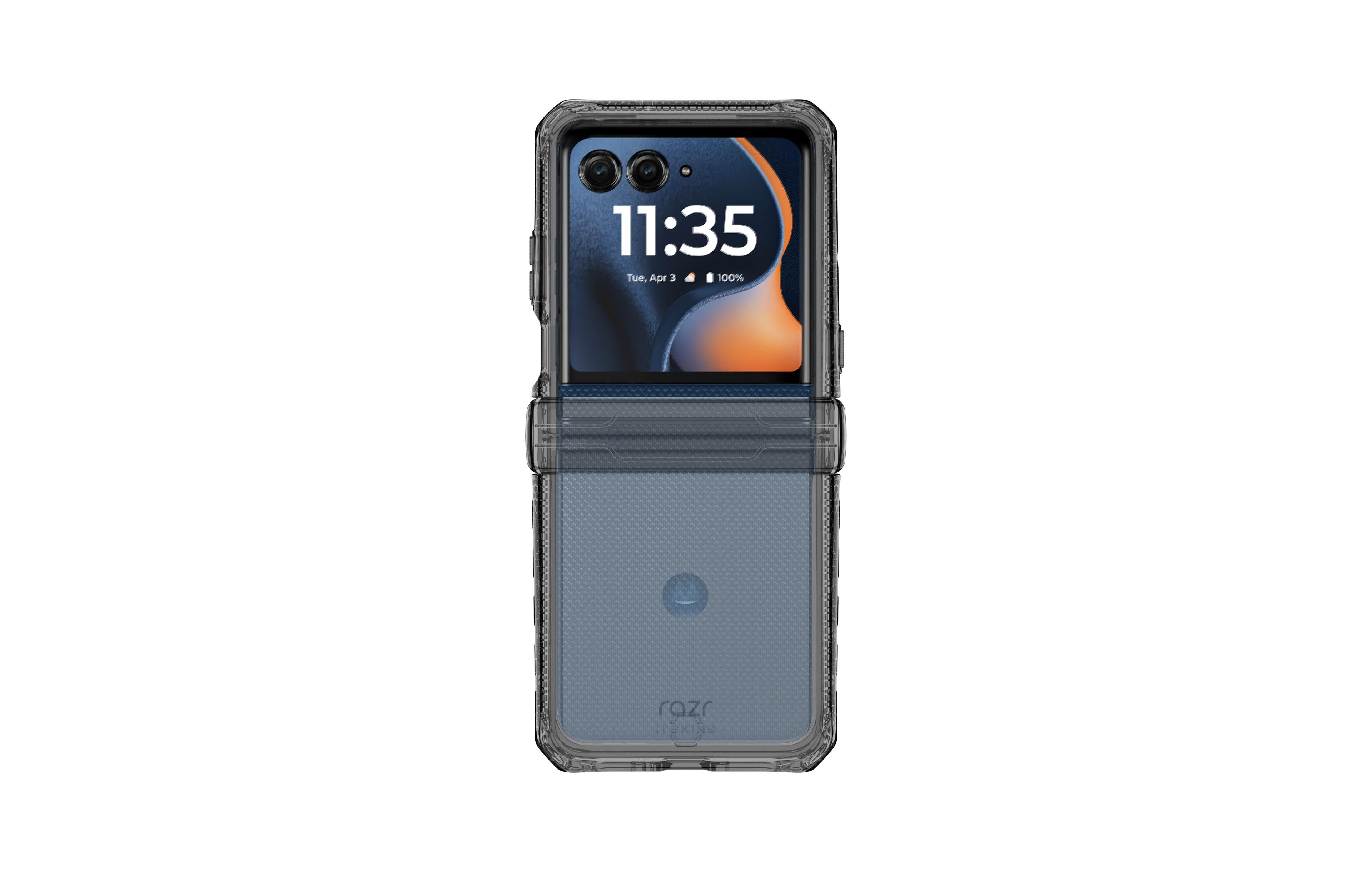 Itskins Hybrid_R Clear MagSafe-Compatible Case for Motorola Razr (2025)
