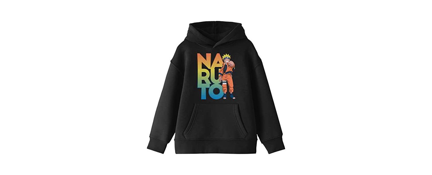 Classic Character Pointing With Ombre Text Youth Black Graphic