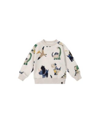 Baby Boy's (12M-24M) Fleece Dinosaur Print Sweatshirt