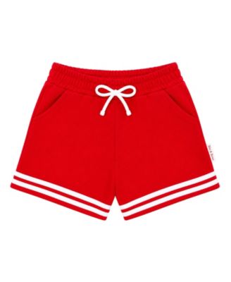 Toddler (2T-4T) Unisex Striped Varsity Shorts