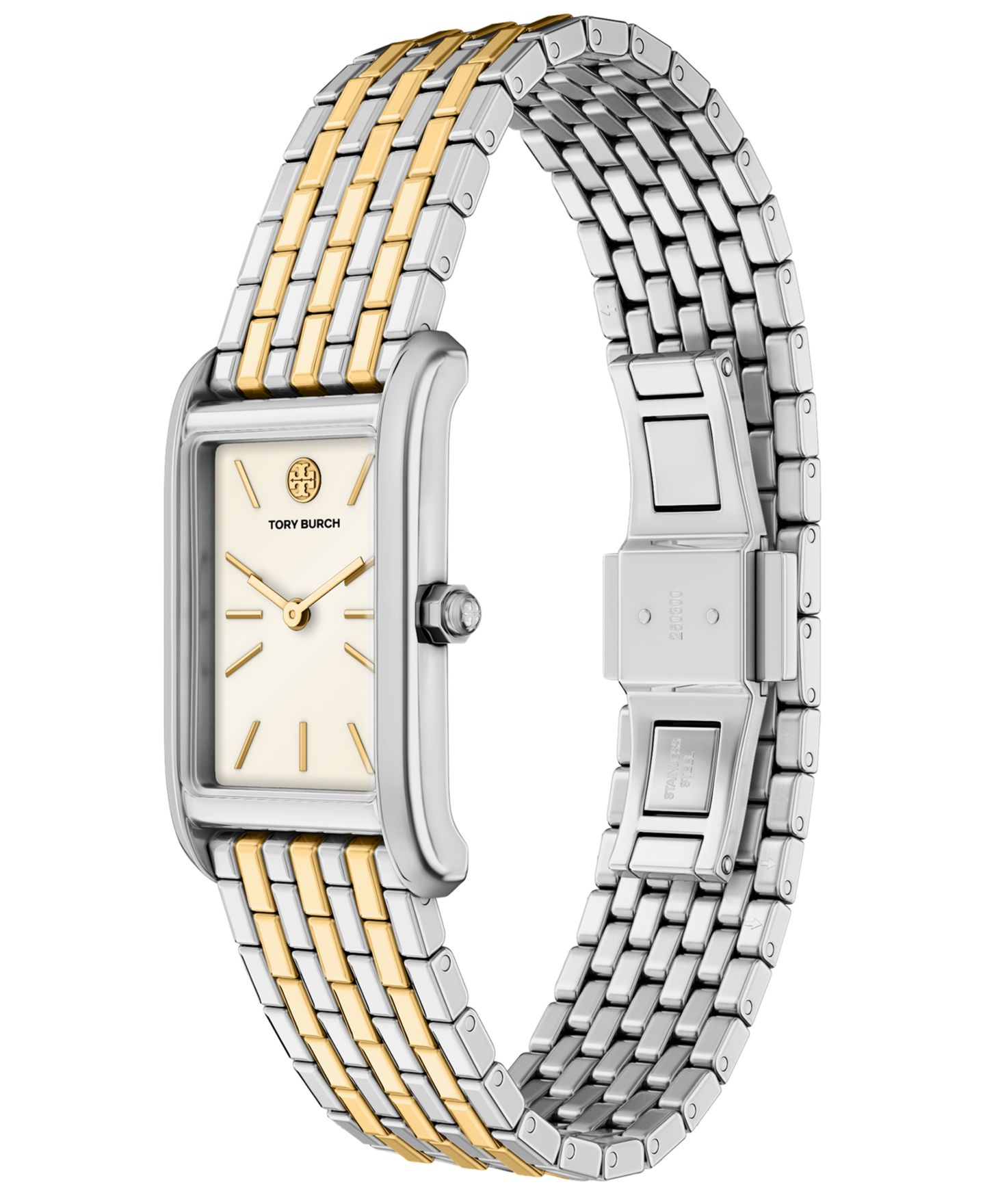 Женские часы Tory Burch Slim Eleanor с браслетом, двухцветные, 20 мм — фото 4