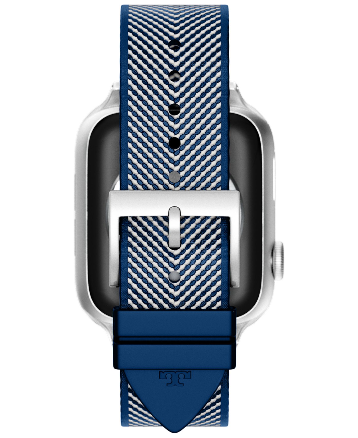Женский ремешок для часов Tory Burch Blue Leather Kira Band for Apple Watch — фото 4