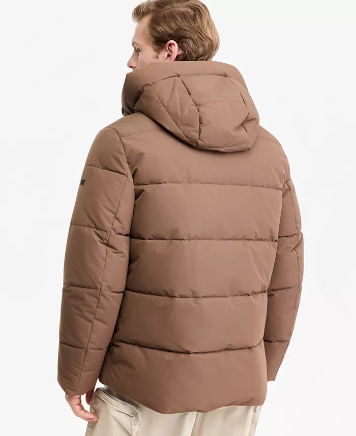 Men's Quilted Hooded Puffer Jacket - thumbnail 5