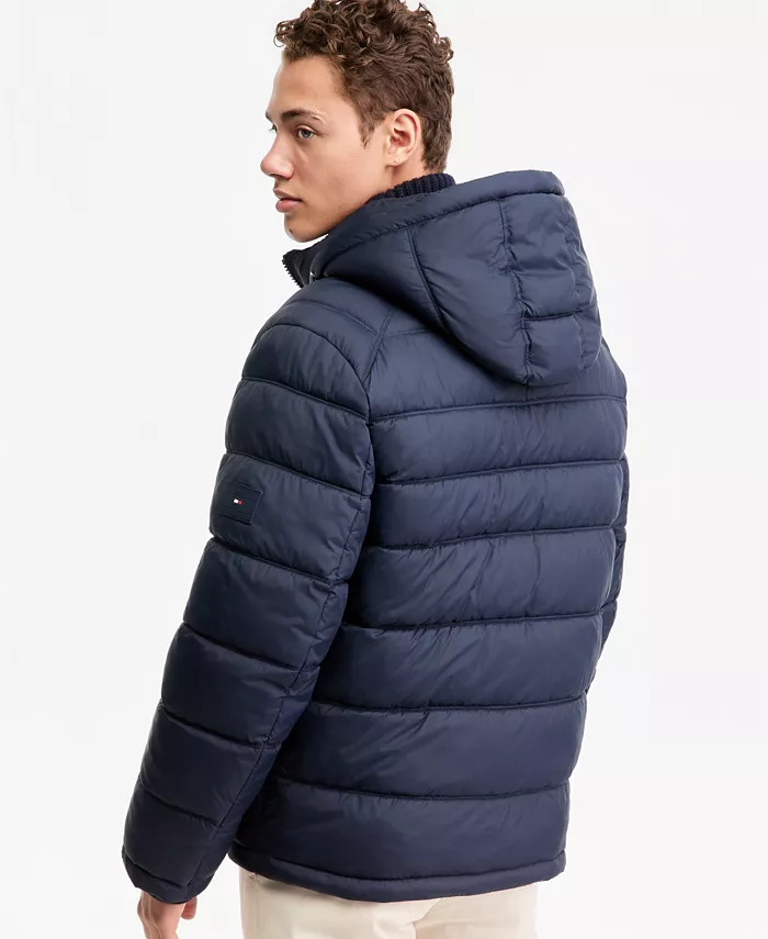 Men's Hooded Puffer Jacket - thumbnail 10