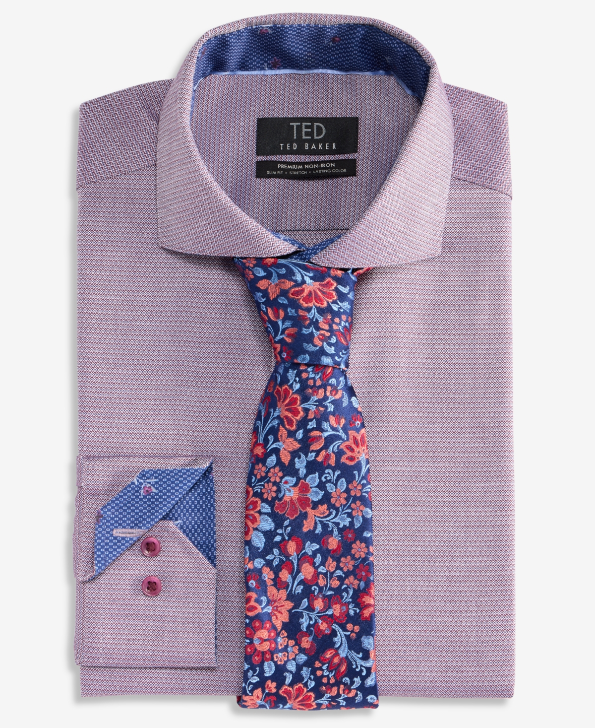 Ted Baker London Men's Floral Classic Silk Tie