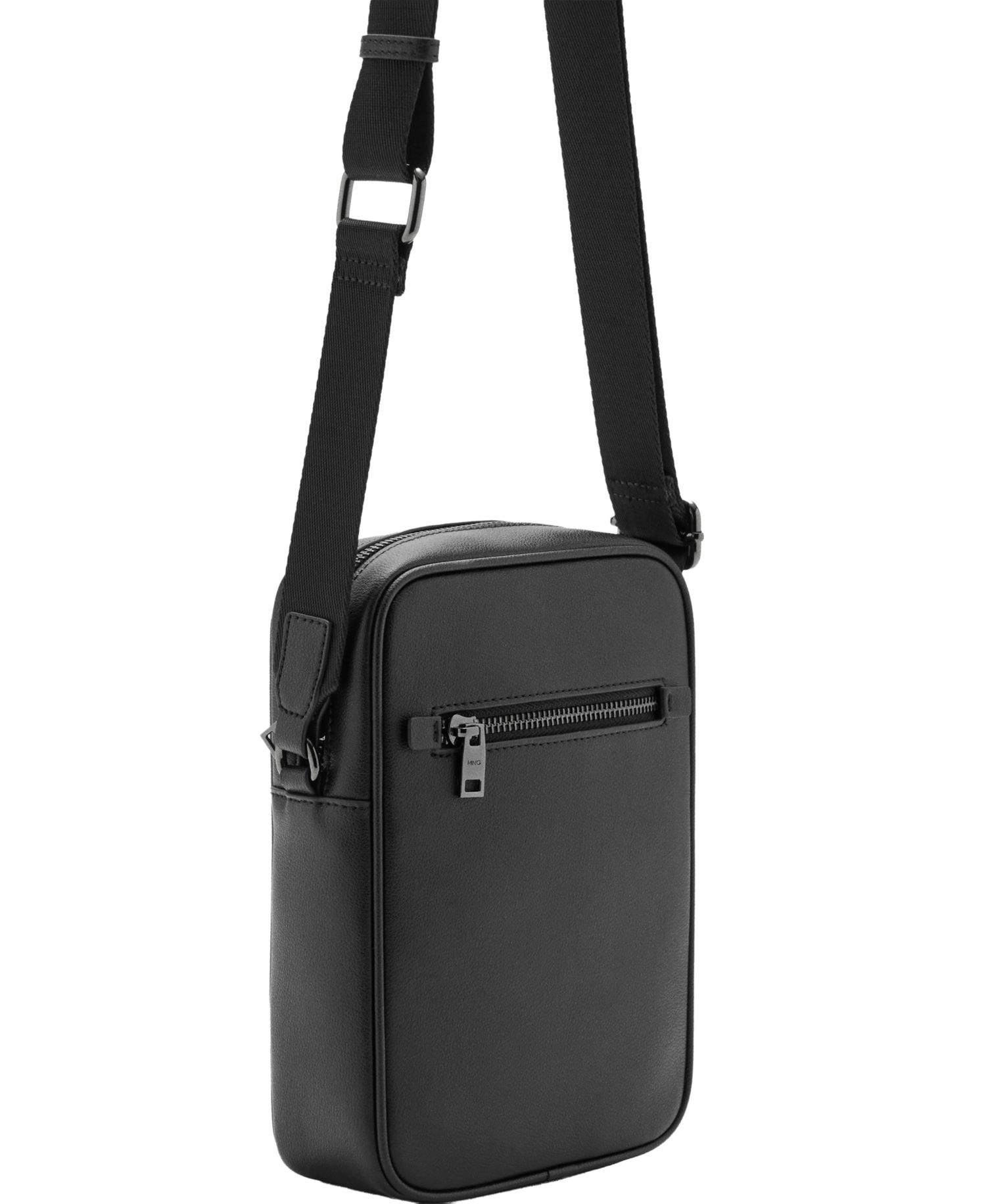 Men's Zipper Leather Bag