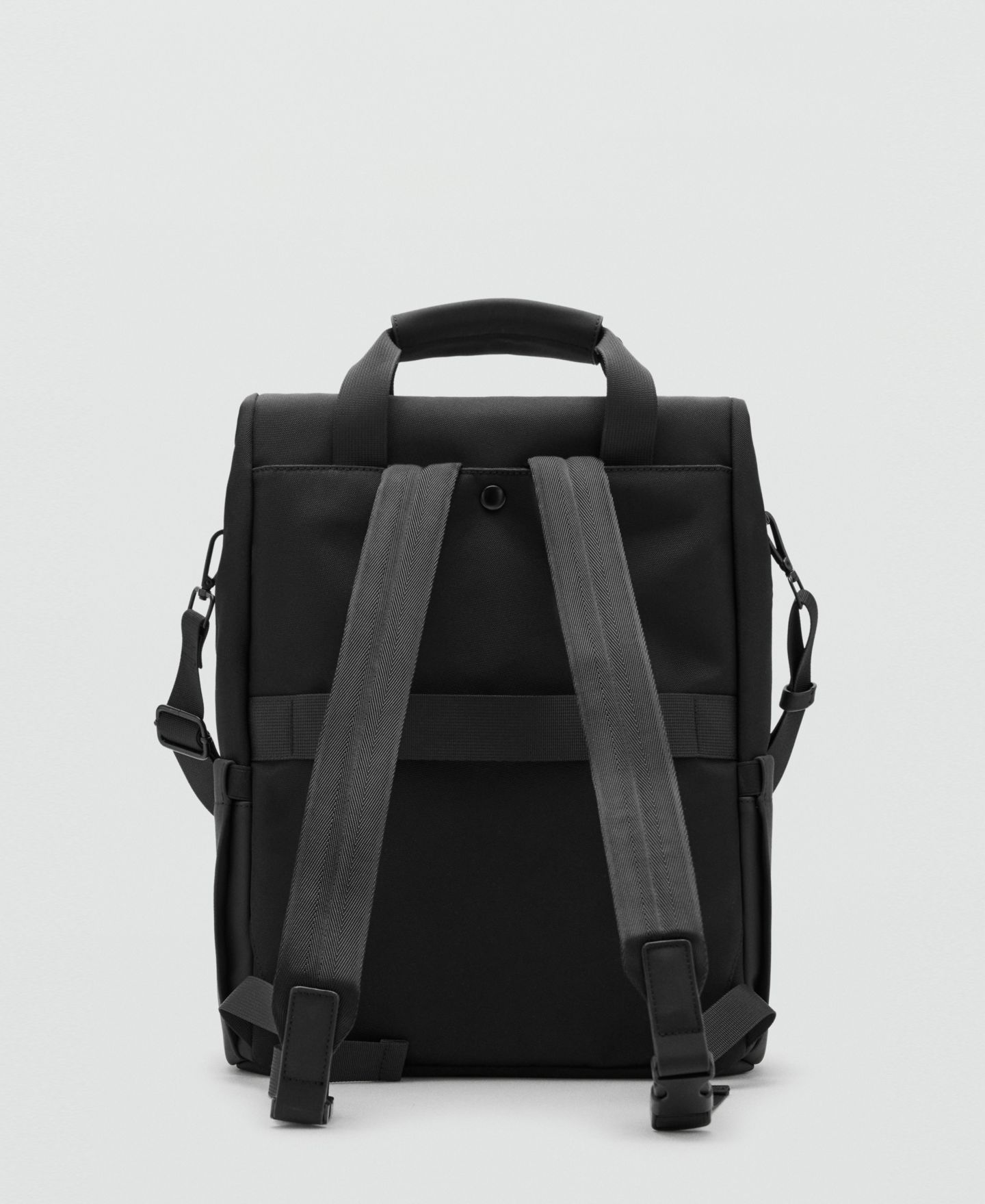 Рюкзак MANGO Black Multi-Purpose, цвет: Чёрный — фото 5