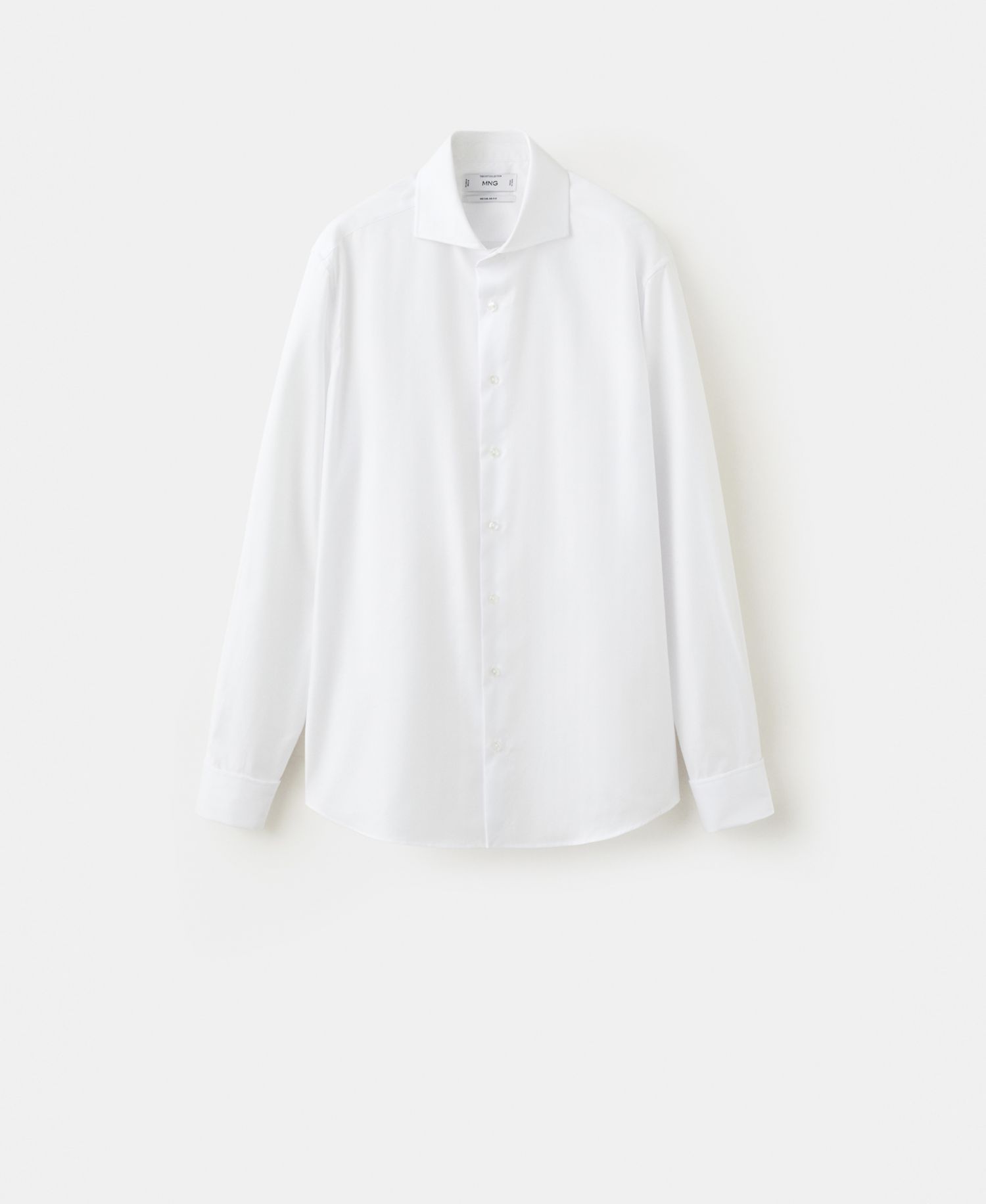 Men's Cotton Slim-Fit Suit Shirt