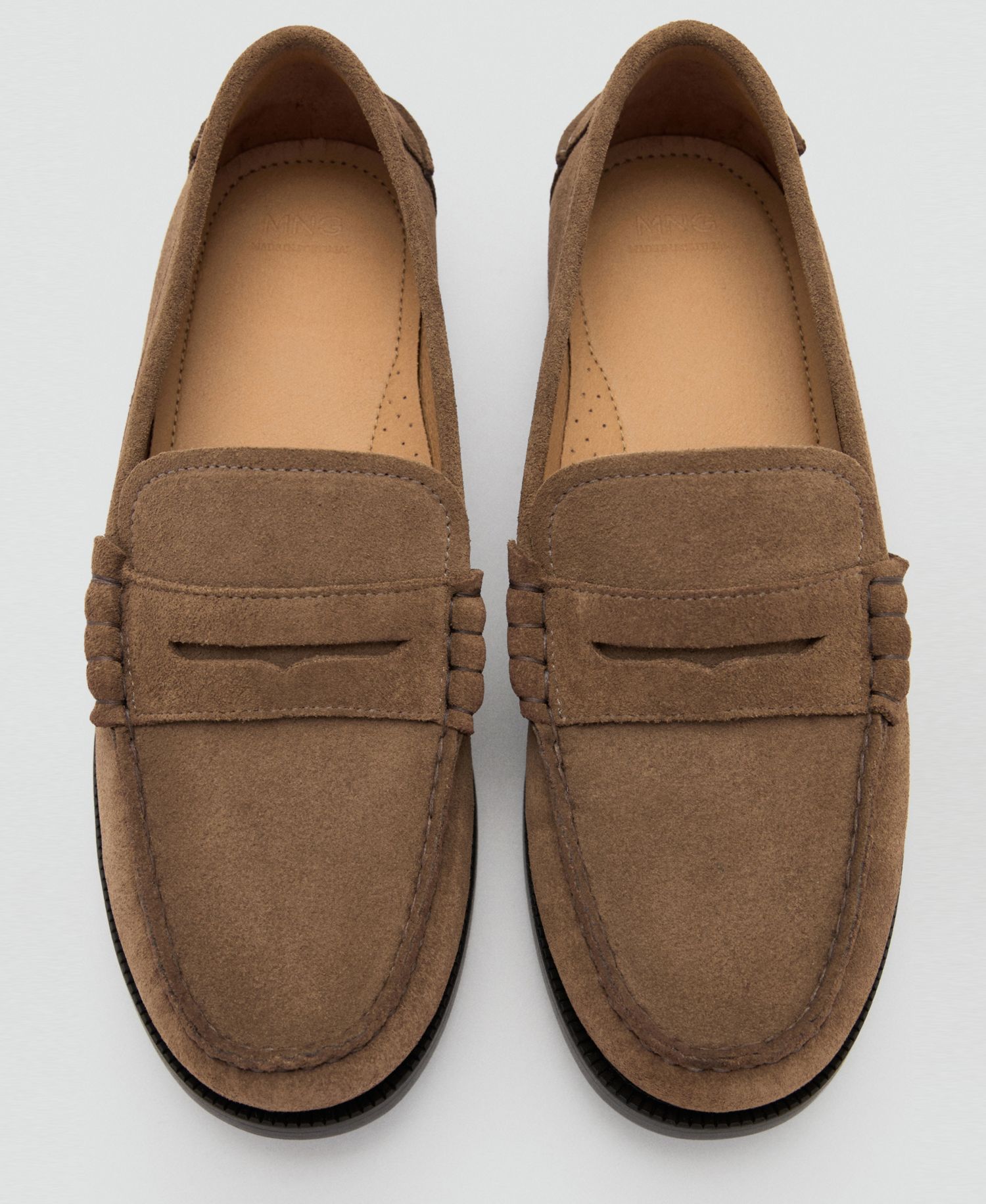 Men's Split Leather Moccasins