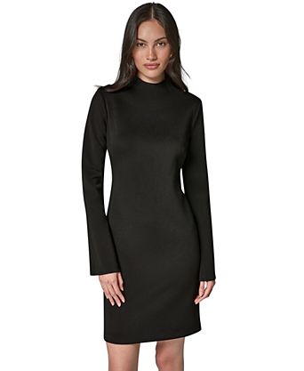 macy's black long sleeve dress Bodycon Spandex. Black Dress Long Sleeve Bodycon