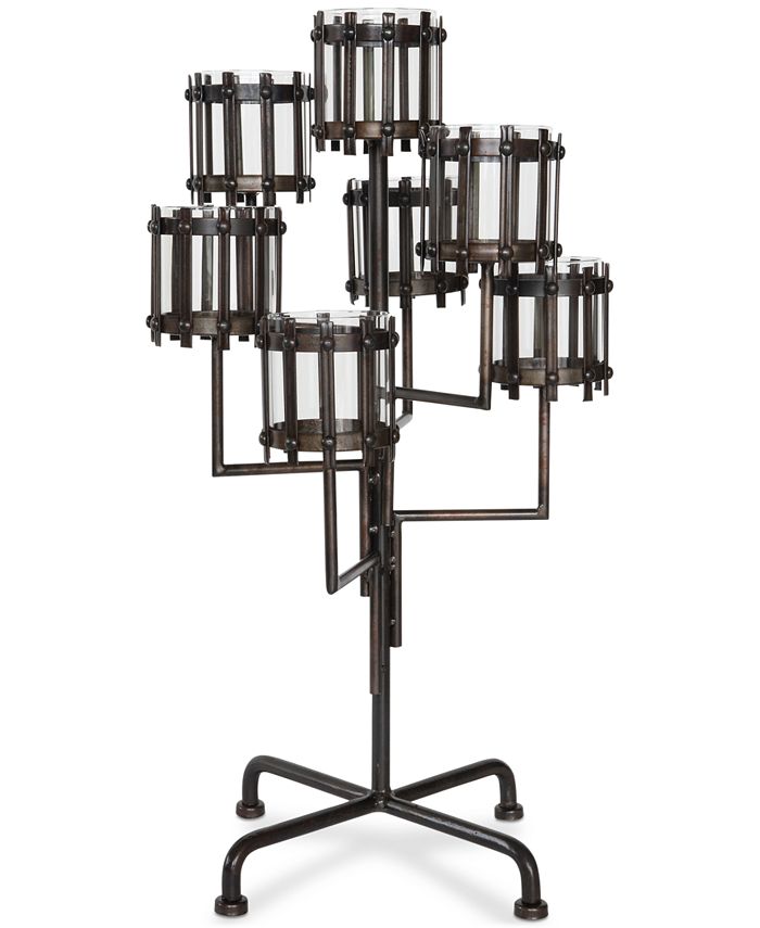 3R Studio Metal Candle Holder with 7 Glass Votives Macy's
