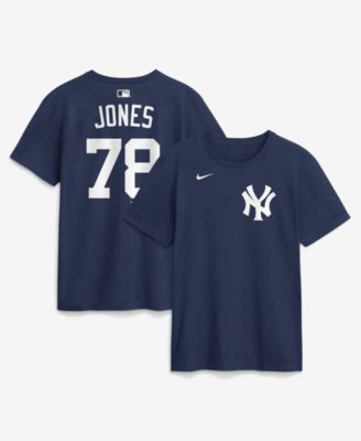 Men's Spencer Jones Navy New York Yankees Home Name & Number T-Shirt