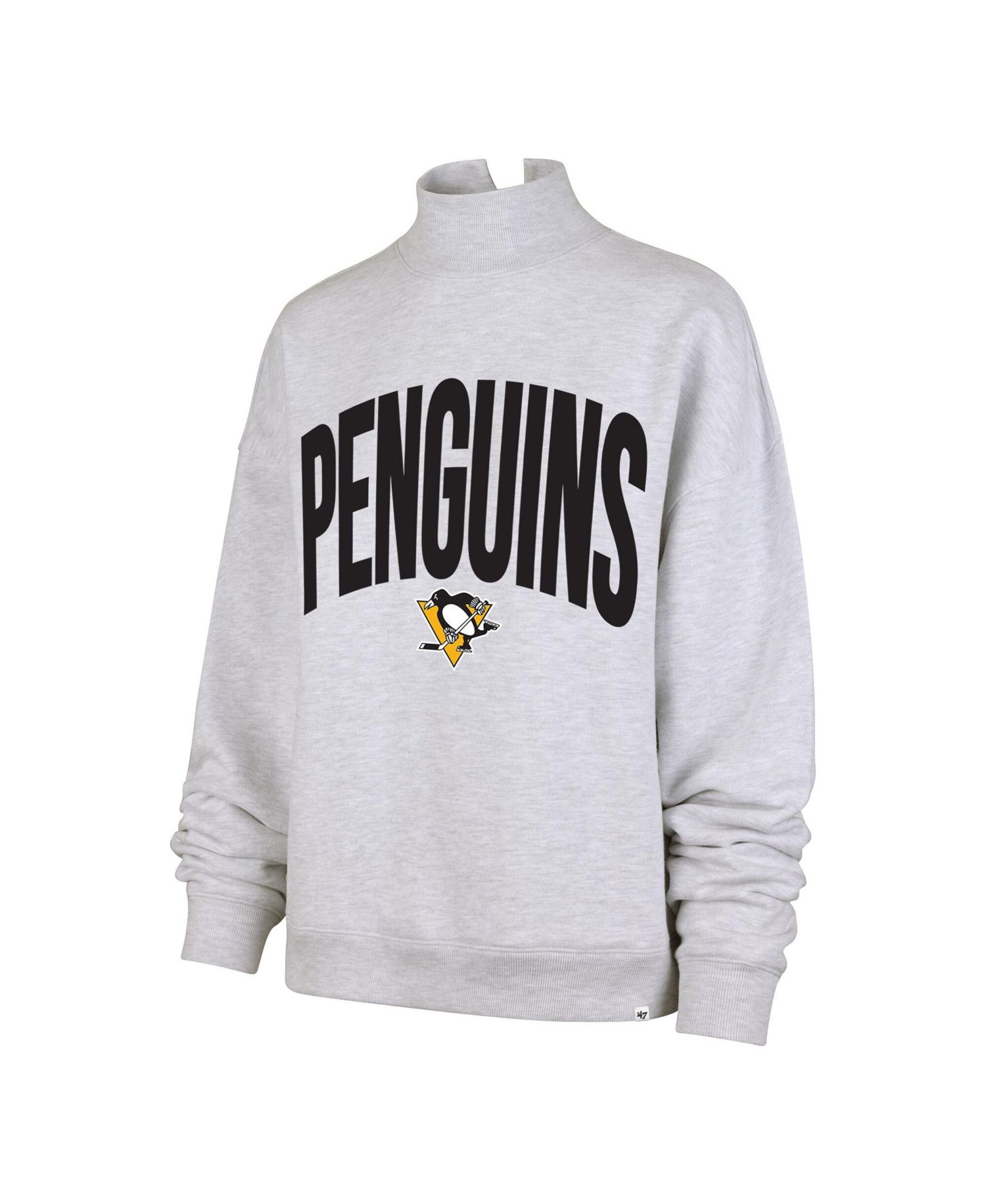 Women's Heather Gray Pittsburgh Penguins Subtle Muse Sweatshirt