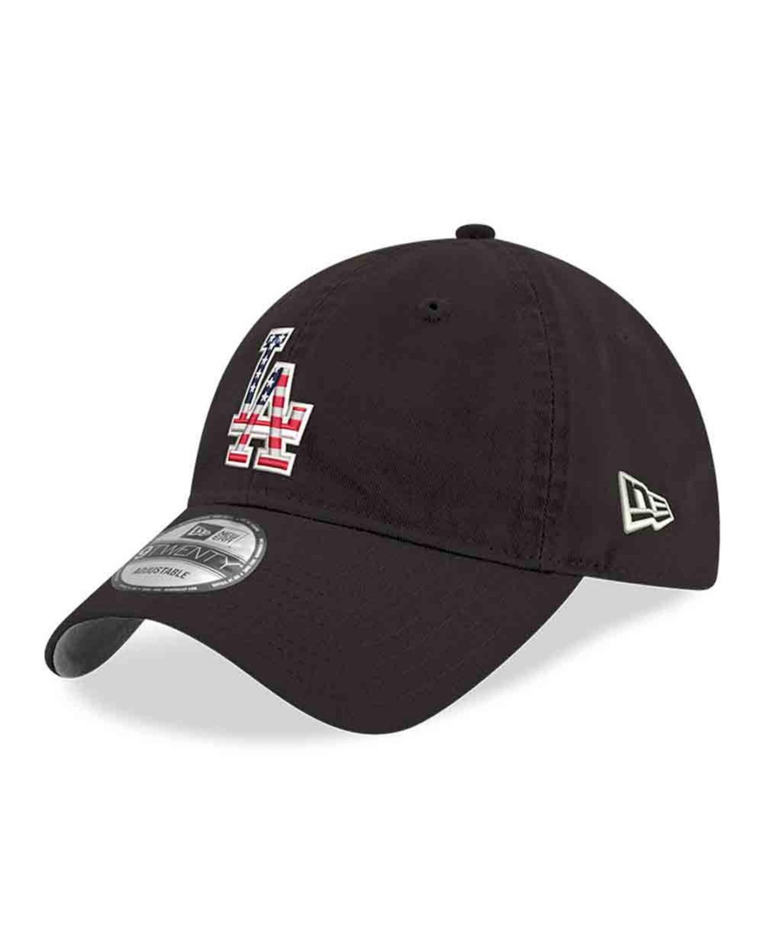 Men's Black Los Angeles Dodgers America 250 9TWENTY Adjustable Hat