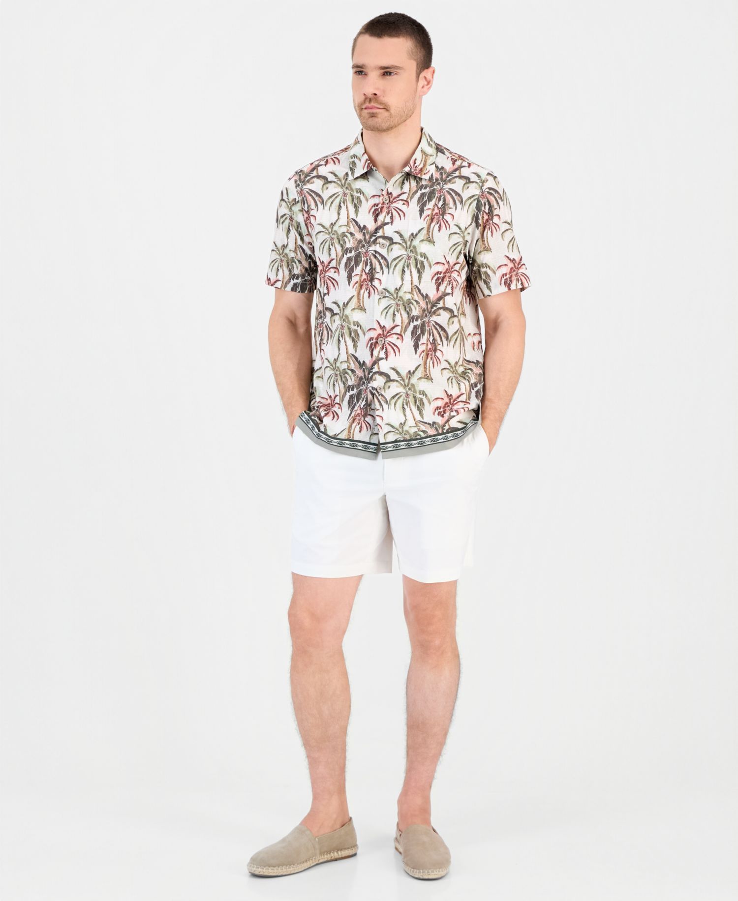 Men's Engineered Print Woven Shirt