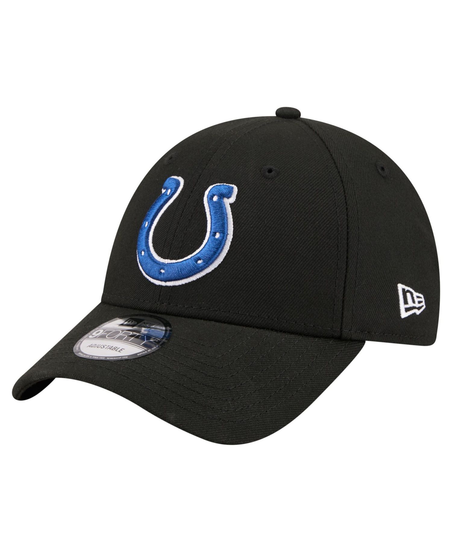 Men's Black Indianapolis Colts Core Team 9FORTY Adjustable Hat