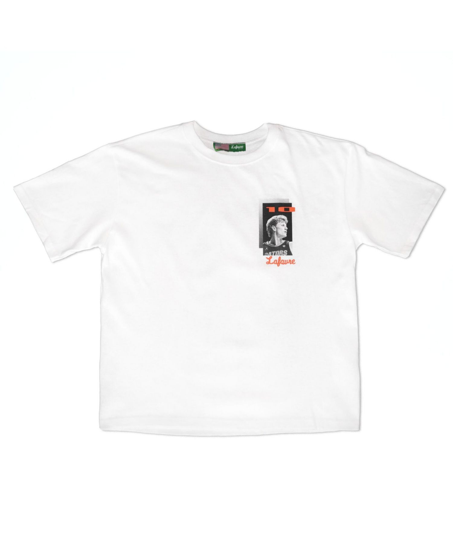 Men's and Women's Thomas Haugh White Florida Gators Player T-Shirt